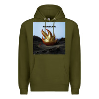 Army Green Clear Design Premium Hoodie - linhVisuals