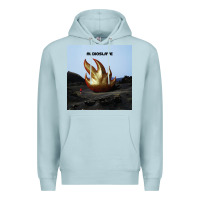 Blue Mist Clear Design Premium Hoodie - linhVisuals