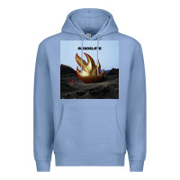 Colony Blue Clear Design Premium Hoodie - linhVisuals