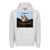 Dove Grey Clear Design Premium Hoodie - linhVisuals