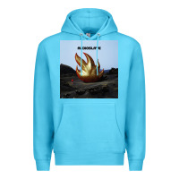 Ocean Blue Clear Design Premium Hoodie - linhVisuals