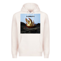 Pale Pink Clear Design Premium Hoodie - linhVisuals