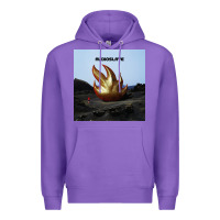 Purple Clear Design Premium Hoodie - linhVisuals