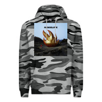 Slate Camo Clear Design Premium Hoodie - linhVisuals