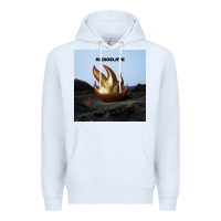 White Clear Design Premium Hoodie - linhVisuals