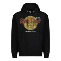 Black baker street cafe 221b london   sherlock holmes fans Premium Hoodie - linhVisuals