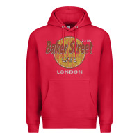 Cardinal baker street cafe 221b london   sherlock holmes fans Premium Hoodie - linhVisuals