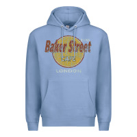Colony Blue baker street cafe 221b london   sherlock holmes fans Premium Hoodie - linhVisuals
