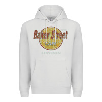 Dove Grey baker street cafe 221b london   sherlock holmes fans Premium Hoodie - linhVisuals