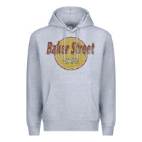 Heather Grey baker street cafe 221b london   sherlock holmes fans Premium Hoodie - linhVisuals