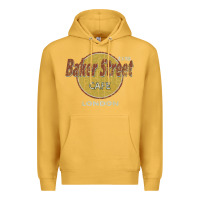 Mustard baker street cafe 221b london   sherlock holmes fans Premium Hoodie - linhVisuals