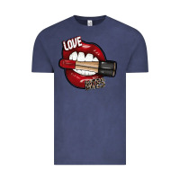 Vintage Denim Love Bites Vintage Tee - SublimationCraftShop