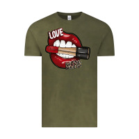 Vintage Olive Love Bites Vintage Tee - SublimationCraftShop