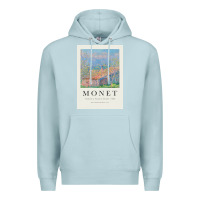 Blue Mist Claude Monet 1888 Premium Hoodie - linhVisuals