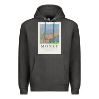 Charcoal Heather Claude Monet 1888 Premium Hoodie - linhVisuals