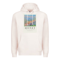 Pale Pink Claude Monet 1888 Premium Hoodie - linhVisuals