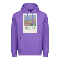 Purple Claude Monet 1888 Premium Hoodie - linhVisuals