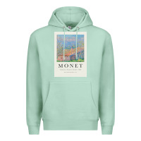 Seafoam Claude Monet 1888 Premium Hoodie - linhVisuals