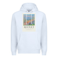 White Claude Monet 1888 Premium Hoodie - linhVisuals