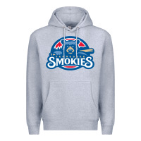 Heather Grey tennessee smokies Premium Hoodie - linhVisuals