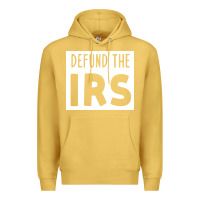 Antique Gold defund the irs Premium Hoodie - linhVisuals