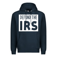 Navy defund the irs Premium Hoodie - linhVisuals