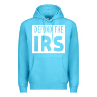 Ocean Blue defund the irs Premium Hoodie - linhVisuals