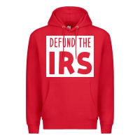 Red defund the irs Premium Hoodie - linhVisuals