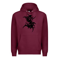 Burgundy cool-sepultura-tribal-s-pen Premium Hoodie - linhVisuals