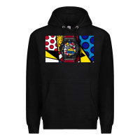 Black hublot Premium Hoodie - linhVisuals