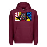 Burgundy hublot Premium Hoodie - linhVisuals
