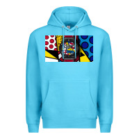 Ocean Blue hublot Premium Hoodie - linhVisuals