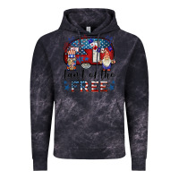 Cloud Black land of the free caravan gnomies Vintage Hoodie - BarkalooDesign
