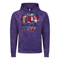 Cloud Purple land of the free caravan gnomies Vintage Hoodie - BarkalooDesign