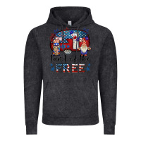 Vintage Black land of the free caravan gnomies Vintage Hoodie - BarkalooDesign