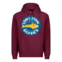 Burgundy resto,  silver's Premium Hoodie - linhVisuals