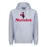 Heather Grey resto, nando's Premium Hoodie - linhVisuals