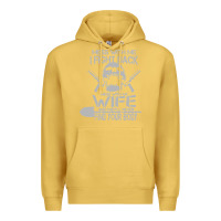 Antique Gold mess with my wife and they Premium Hoodie - linhVisuals