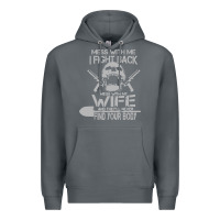Rock mess with my wife and they Premium Hoodie - linhVisuals