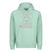 Seafoam mess with my wife and they Premium Hoodie - linhVisuals