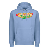 Colony Blue resto, nathan's Premium Hoodie - linhVisuals
