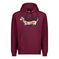Burgundy resto portillo's Premium Hoodie - linhVisuals