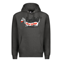 Charcoal Heather resto portillo's Premium Hoodie - linhVisuals