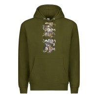 Army Green where the wild things are Premium Hoodie - linhVisuals