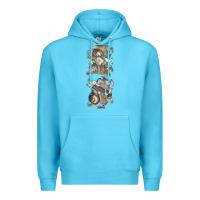 Ocean Blue where the wild things are Premium Hoodie - linhVisuals