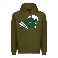 Army Green tulane green wave Premium Hoodie - linhVisuals