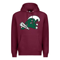 Burgundy tulane green wave Premium Hoodie - linhVisuals
