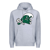 Heather Grey tulane green wave Premium Hoodie - linhVisuals