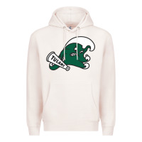 Pale Pink tulane green wave Premium Hoodie - linhVisuals