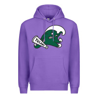 Purple tulane green wave Premium Hoodie - linhVisuals